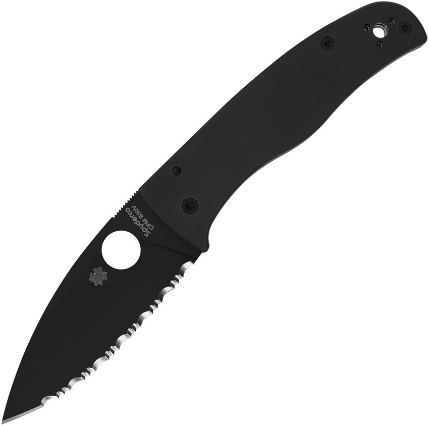Spyderco Bodacious C263GSBK â€“ 3.63" CPM S30V Blade, Black G-10, Compression Lock (USA)