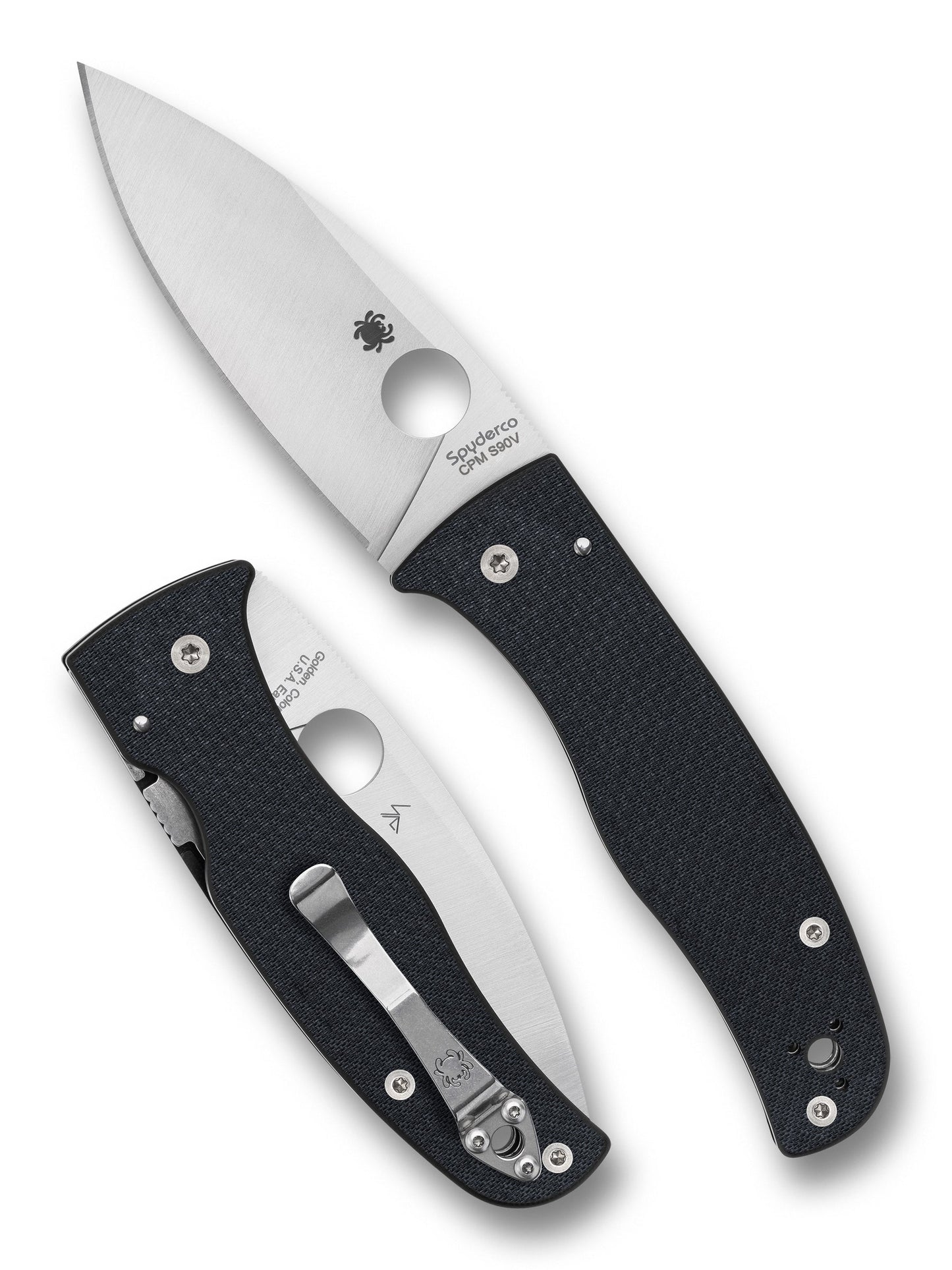 Spyderco Bodacious Sprint Run â€“ 3.63" CPM S90V Carbon Fiber Knife C263CFP90V