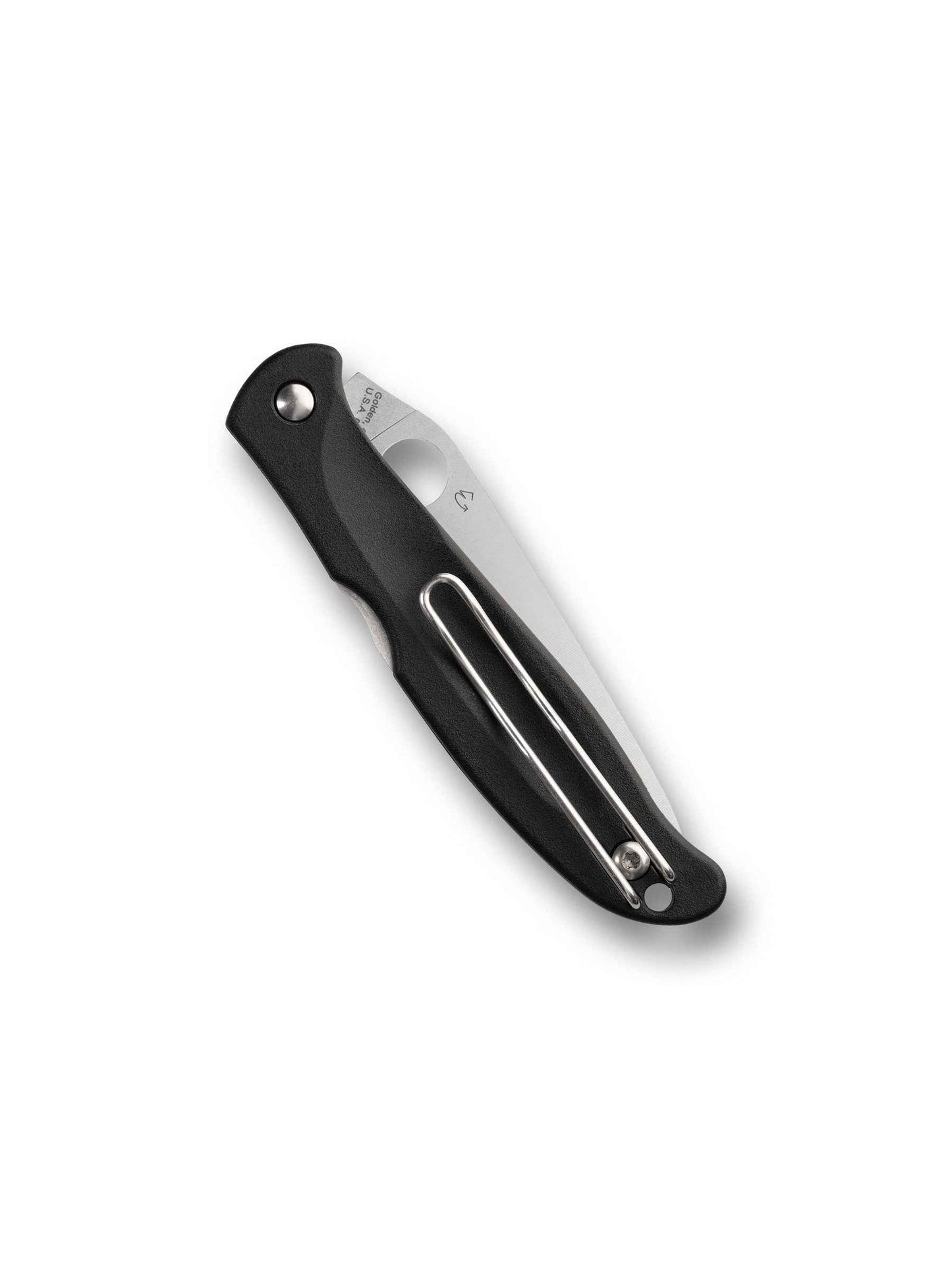 Spyderco Charisma C259PBK – 2.98" CTS-BD1N PlainEdge Blade, Black FRN Back Lock Knife