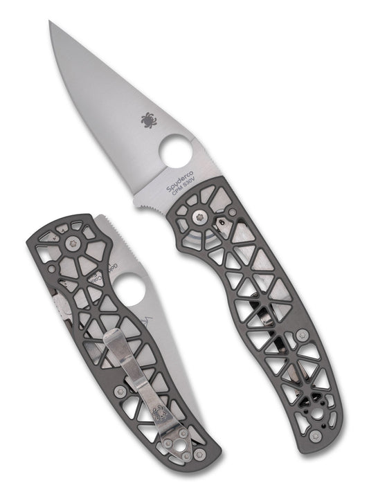 Spyderco Edgerati C266ALP – 3.57" S30V Compression Lock Knife (Aluminum)