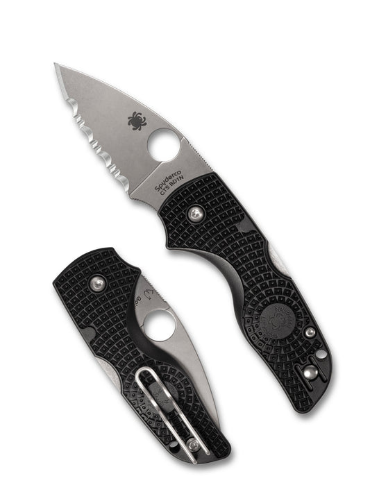 Spyderco Lil Native C230SBK front view – 2.42″ CTS BD1N SpyderEdge folding knife