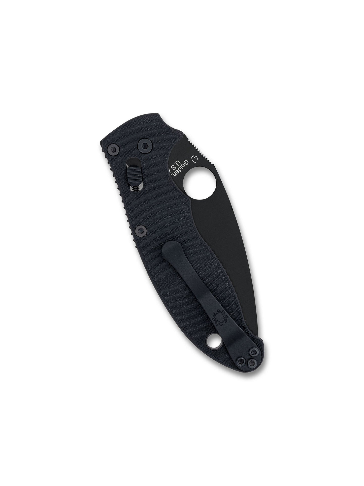 Spyderco Manix 2 Salt – 3.38" MagnaCut G-10 Knife (C101GMCBKP2, Black)