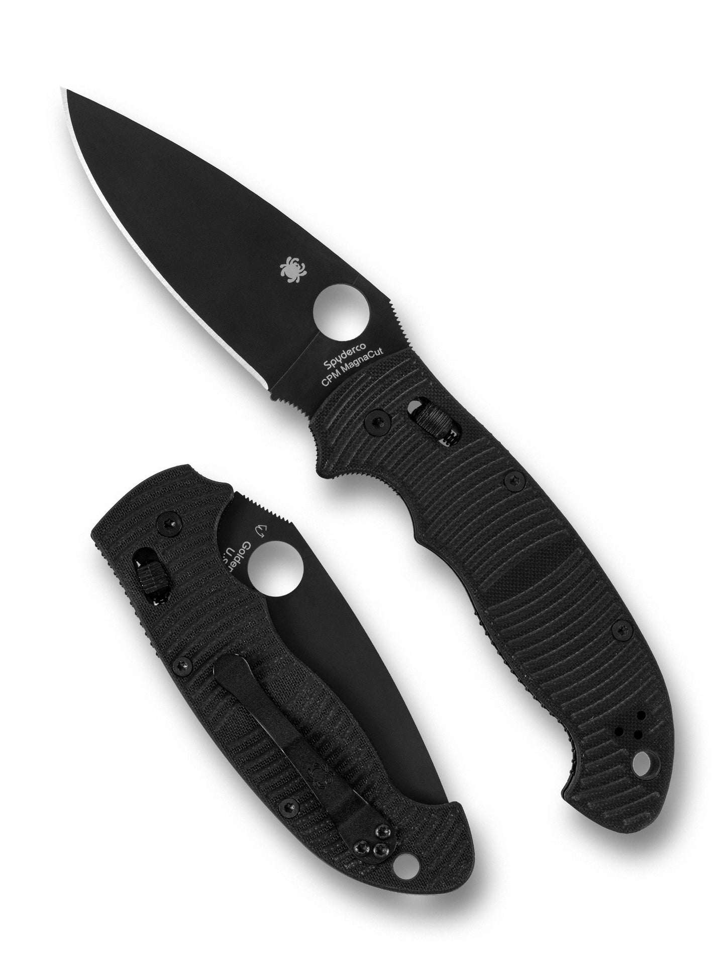 Spyderco Manix 2 XL Salt – 3.85" MagnaCut Black Blade G-10 Knife