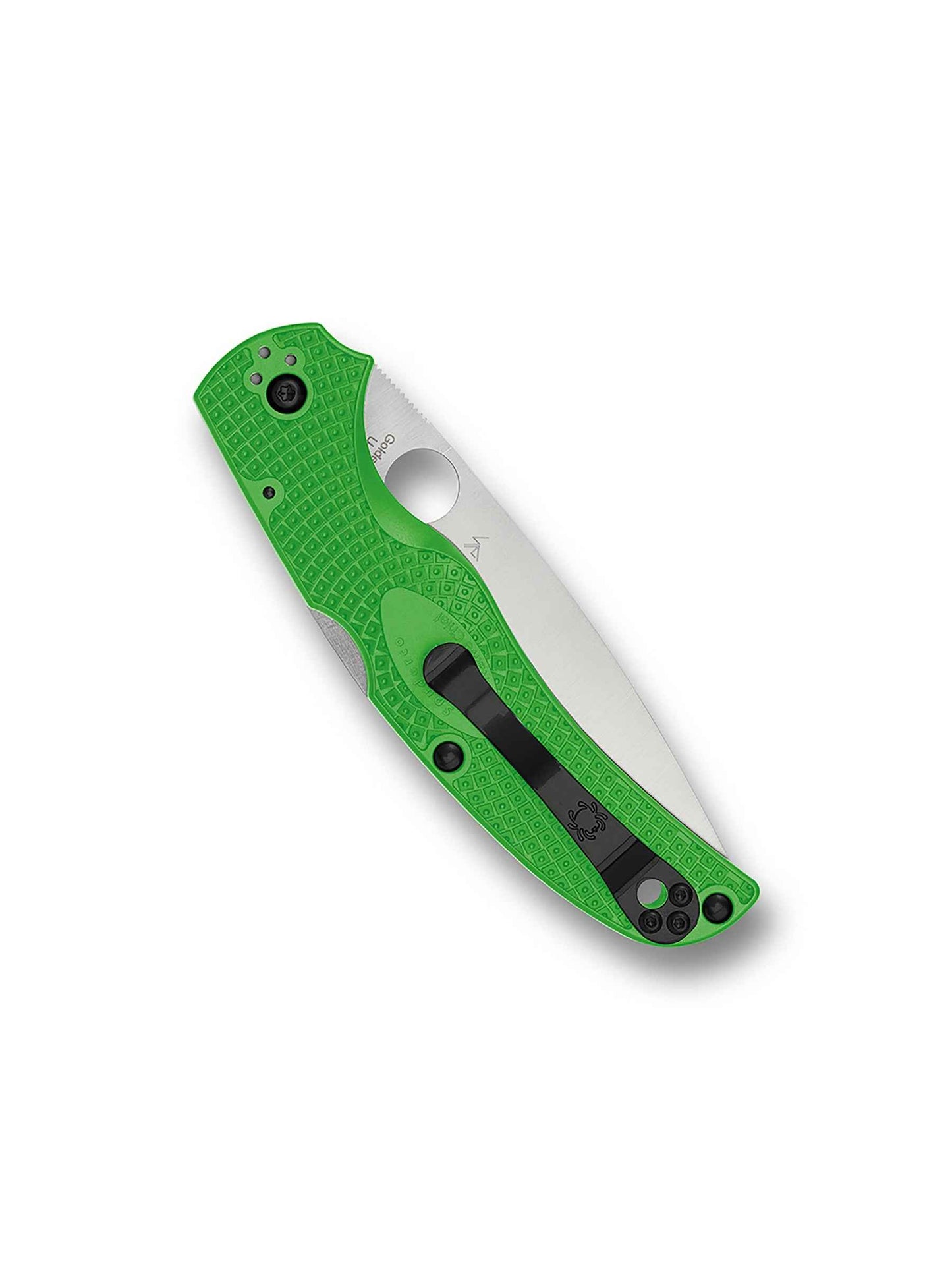Spyderco Native Chief Salt C244SGR – 4.02" LC200N SpyderEdge Blade, Green FRN Back Lock Knife