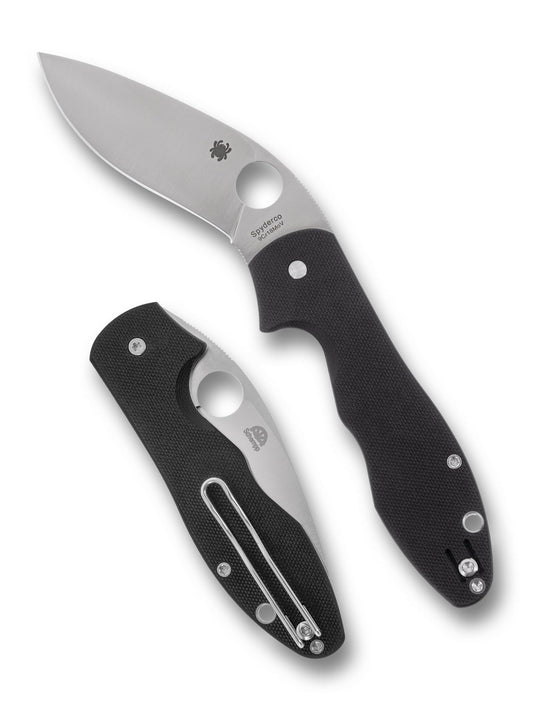Spyderco Retract C276GP – 3.4" 9Cr18MoV LinerLock Knife (Black G-10)