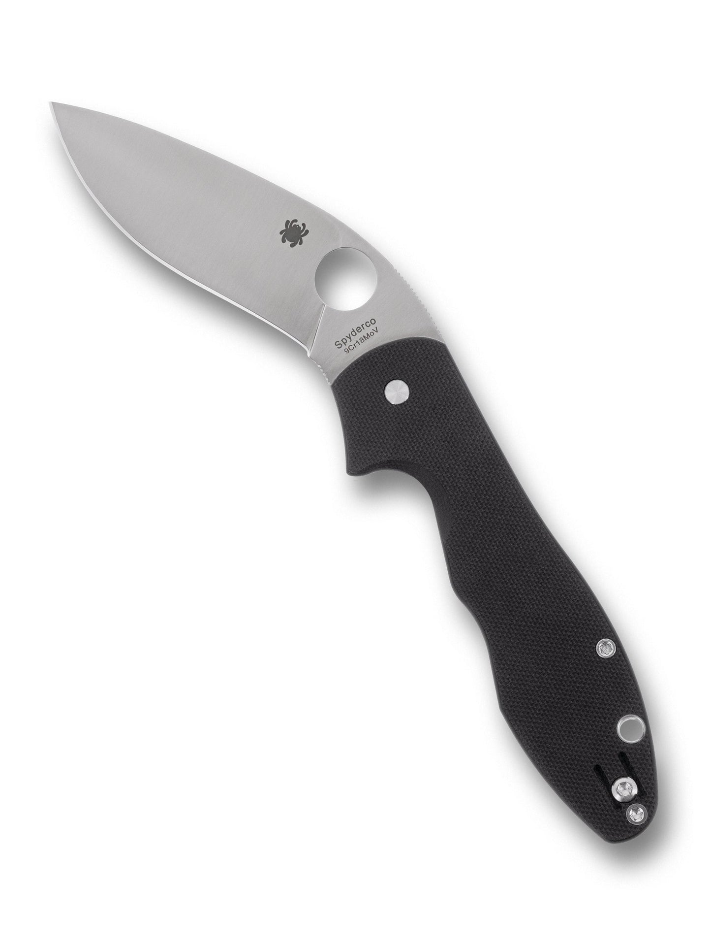 Spyderco Retract C276GP – 3.4" 9Cr18MoV LinerLock Knife (Black G-10)