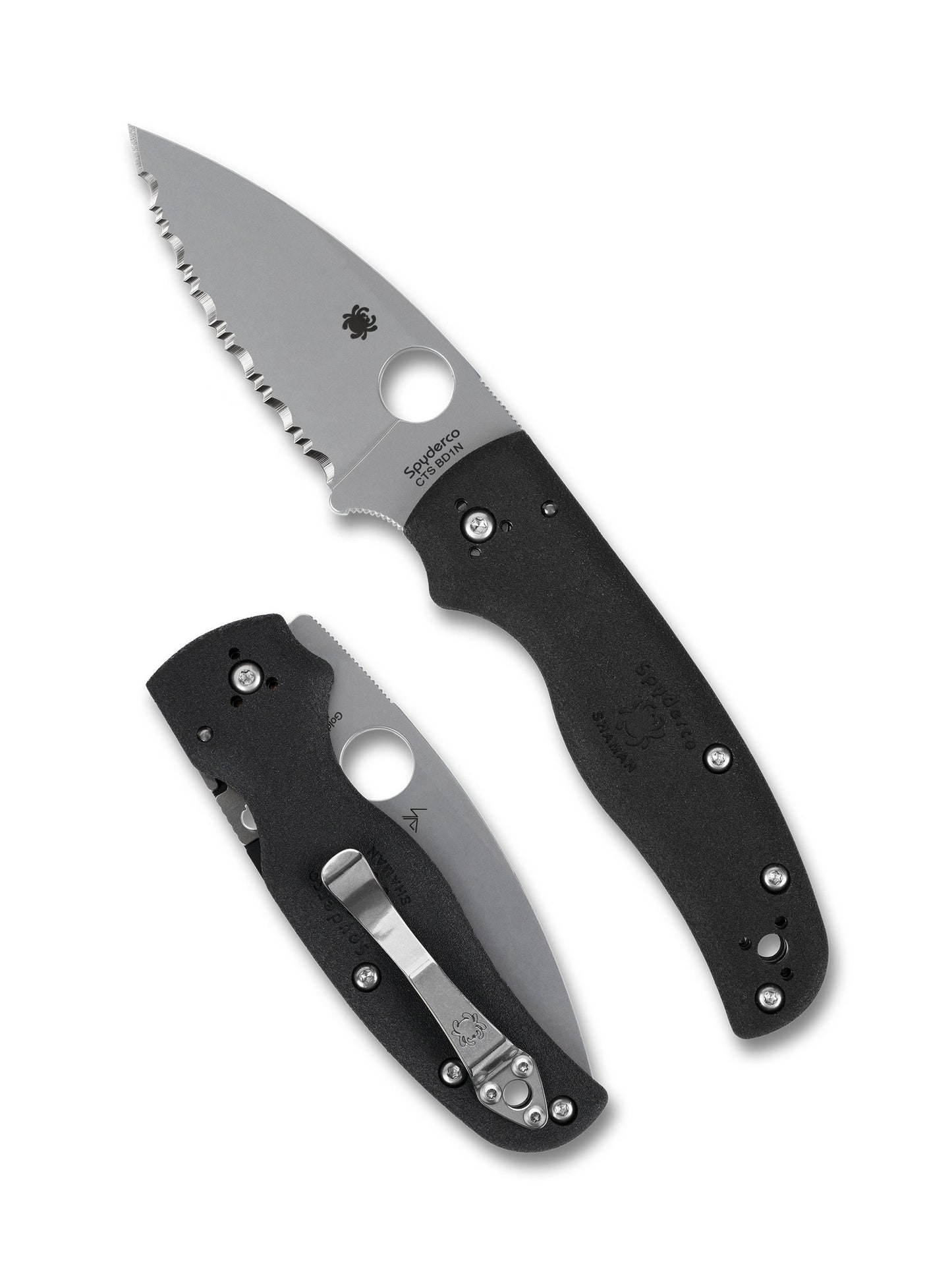 Spyderco Shaman Lightweight Spyderedge â€“ 3.58" CTS BD1N Knife