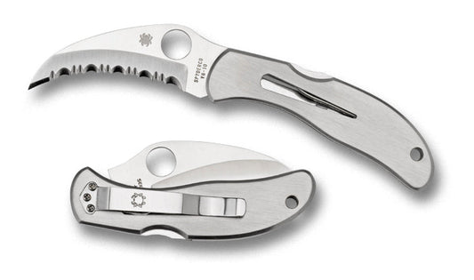 Spyderco Harpy Stainless Steel C08S Folding Knife - SpyderEdge