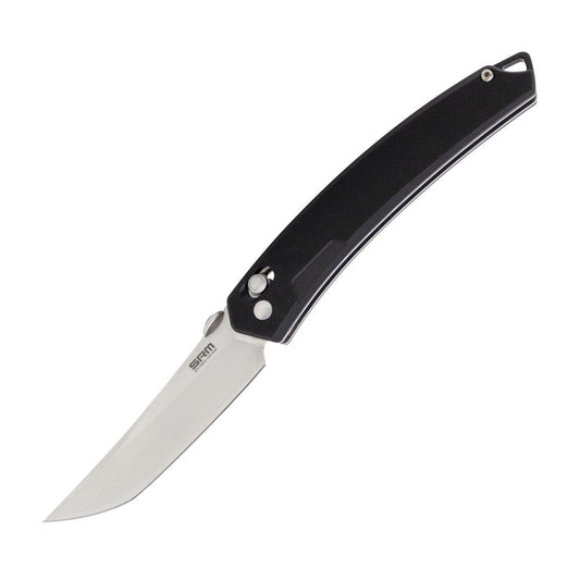SRM 9211 Folding Knife – 3.57" 8Cr13MoV Clip Point Blade, G10 Handle Crossbar Lock