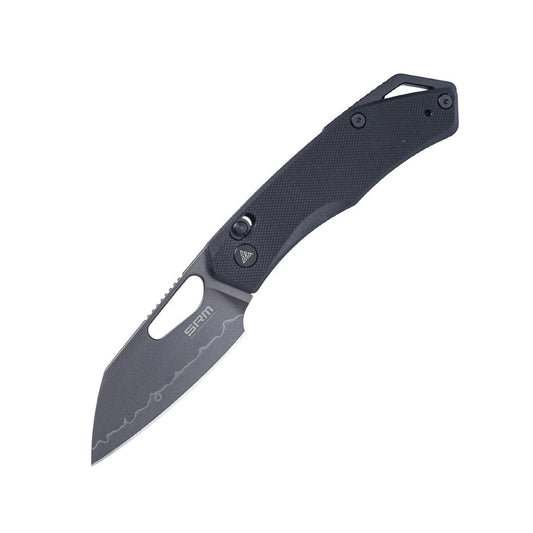 SRM Cub 261M-GB2 Folding Knife – 2.87" Laminated 140Cr Wharncliffe, G10 Handle