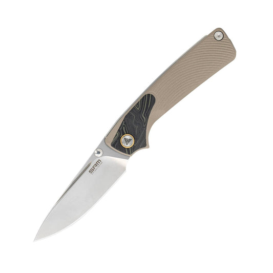 2.99" 14C28N Drop Point Slip Joint Knife – SRM Dome G10 EDC (106M-GW)