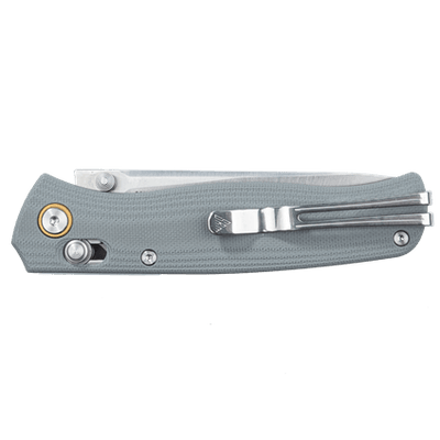 SRM Medal 255L-GK Folding Knife – 3.2" 10Cr15CoMoV Drop Point Blade, G10 Handle Crossbar Lock