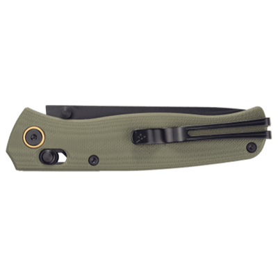 SRM Medal 255L-GP Folding Knife – 3.2" 10Cr15CoMoV Drop Point, G10 Handle