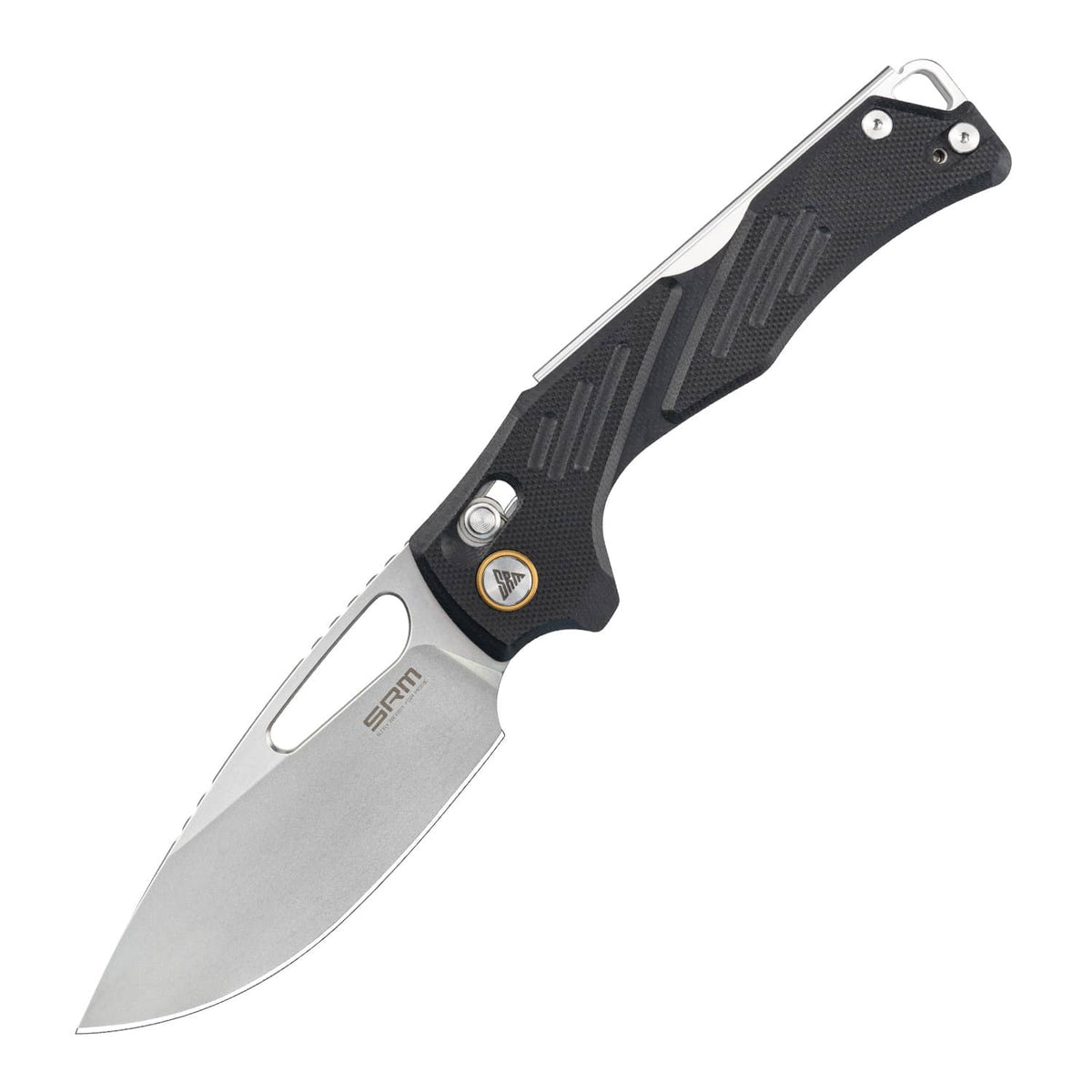 SRM Mirage 239X-GB Folding Knife – 3.62" 14C28N Drop Point, G10 Handle