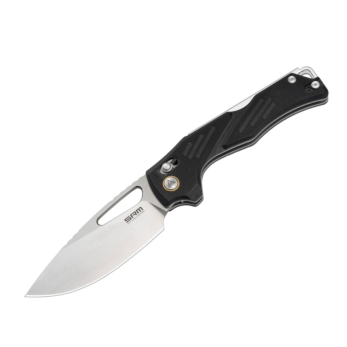 SRM Mirage 239X-GB Folding Knife – 3.62" 14C28N Drop Point, G10 Handle