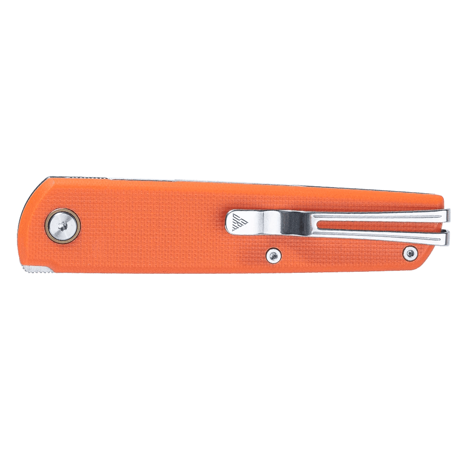SRM Qrick 408L-GX Folding Knife – 3.23" 14C28N Drop Point Blade, G10 Handle