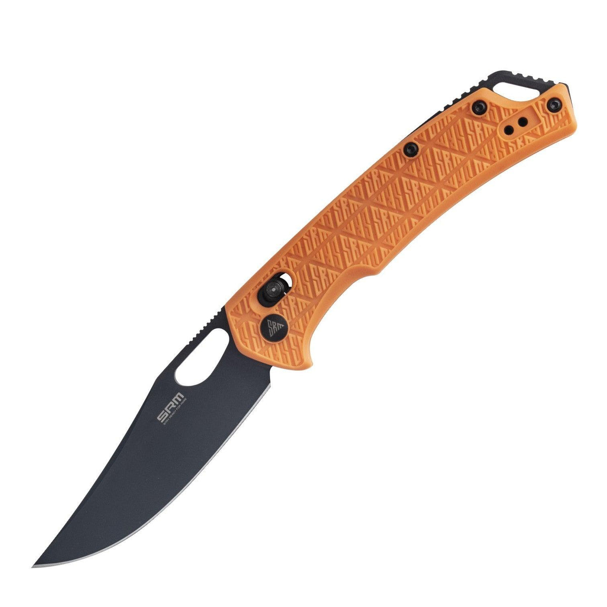 SRM Retriever 9201-PJ Folding Knife – 3.54" 8Cr13MoV Clip Point, FRN Handle, Crossbar Lock