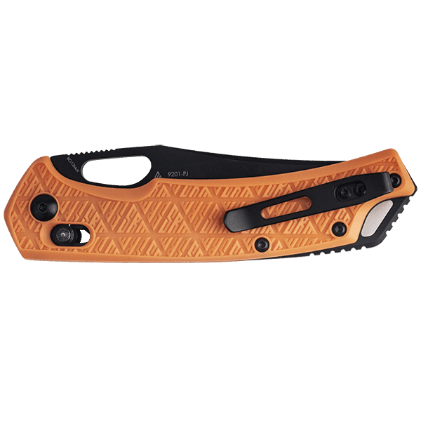 SRM Retriever 9201-PJ Folding Knife – 3.54" 8Cr13MoV Clip Point, FRN Handle, Crossbar Lock