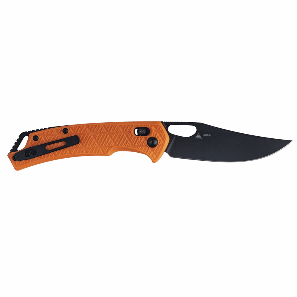 SRM Retriever 9201-PJ Folding Knife – 3.54" 8Cr13MoV Clip Point, FRN Handle, Crossbar Lock