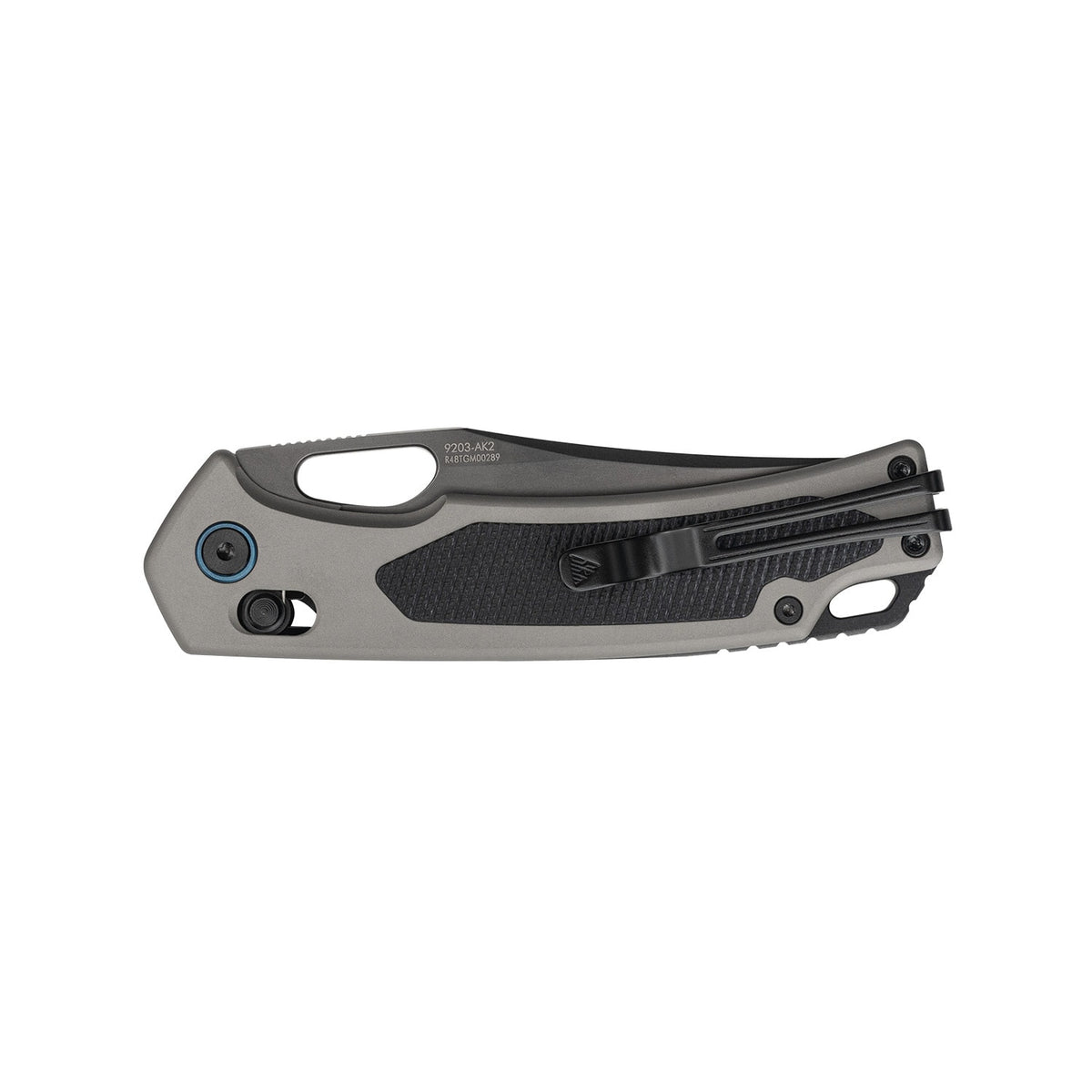 SRM Retriever 9203-AK2 – 3.54" Laminated 140Cr Clip Point Crossbar Lock Knife with Aluminum Handle