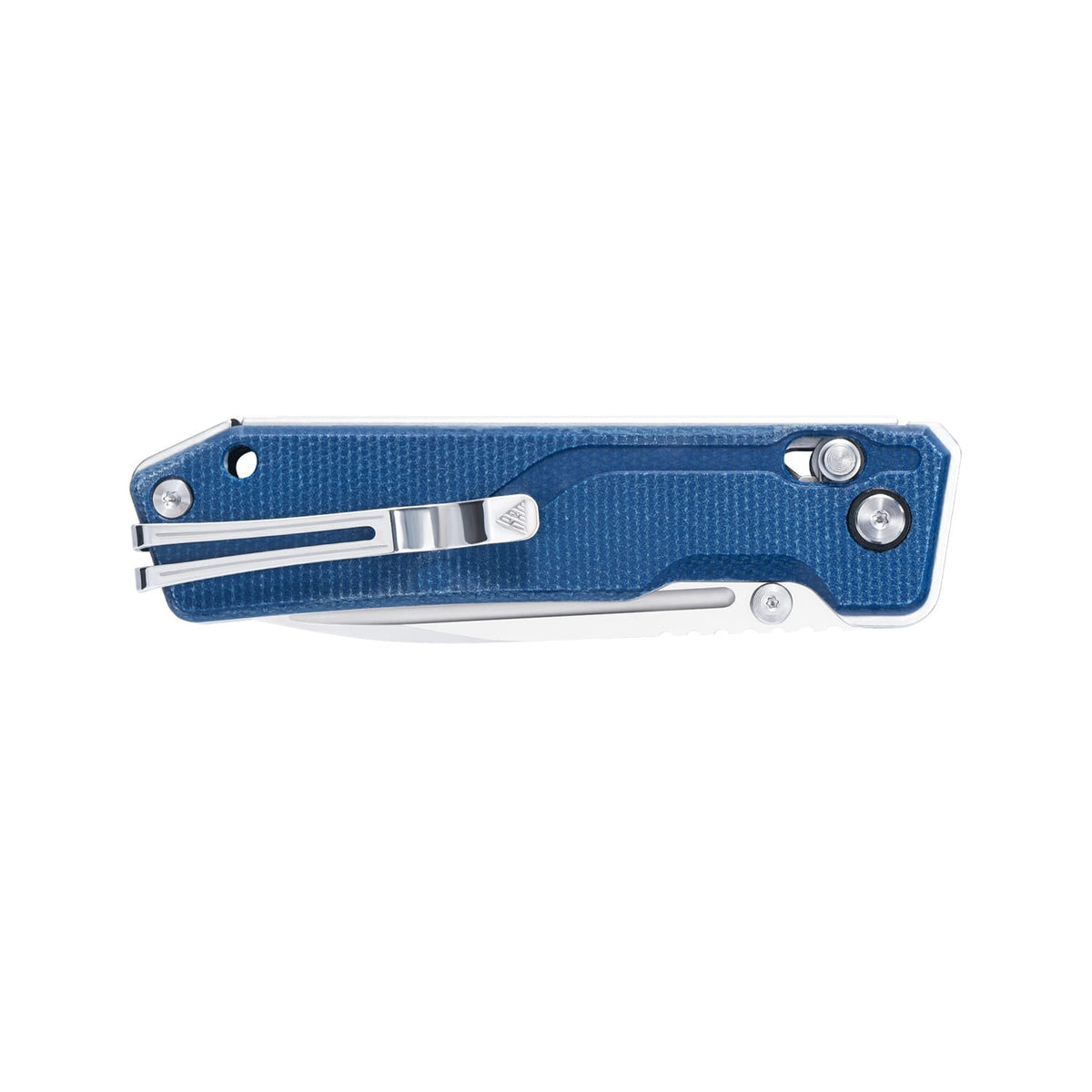 SRM Rubik 7228B-ME2 Folding Knife – 3.43" Laminated 140Cr Drop Point, Micarta Handle