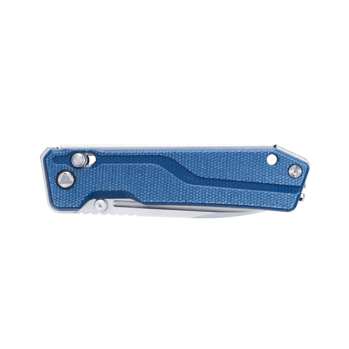 SRM Rubik 7228B-ME2 Folding Knife – 3.43" Laminated 140Cr Drop Point, Micarta Handle