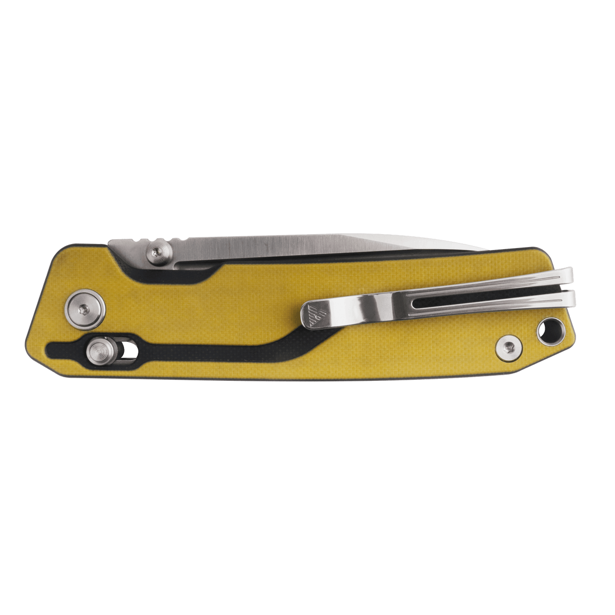 SRM Rubik 7228L-GW Folding Knife – 3.43" 10Cr15CoMoV Drop Point Blade, G10 Handle