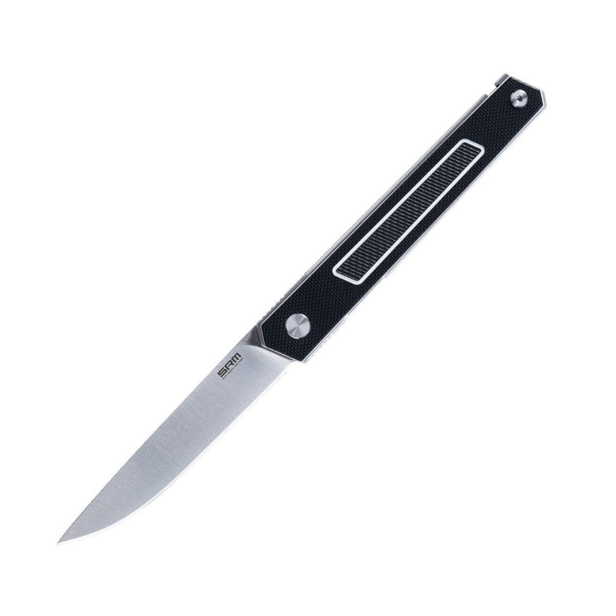 SRM Swift 3.15" Sandvik 12C27 Drop Point Liner Lock Folding Knife – G10 125L-GB