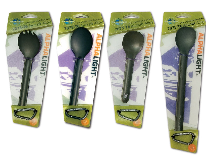 Sea to Summit Alpha Light Aluminum Spork/Knife Set