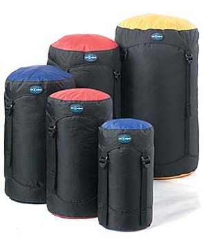 Sea to Summit Compression Sack L (stscompsackl) front view – 20L 210D nylon compression stuff sack