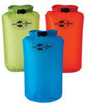 Sea to Summit Ultra-Sil Dry Sack 13L (stsultrasildrysackl) detail view – Hypalon roll-top closure with stiffener