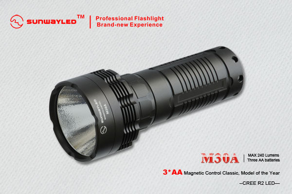Sunwayman M30A LED Flashlight 3 x AA