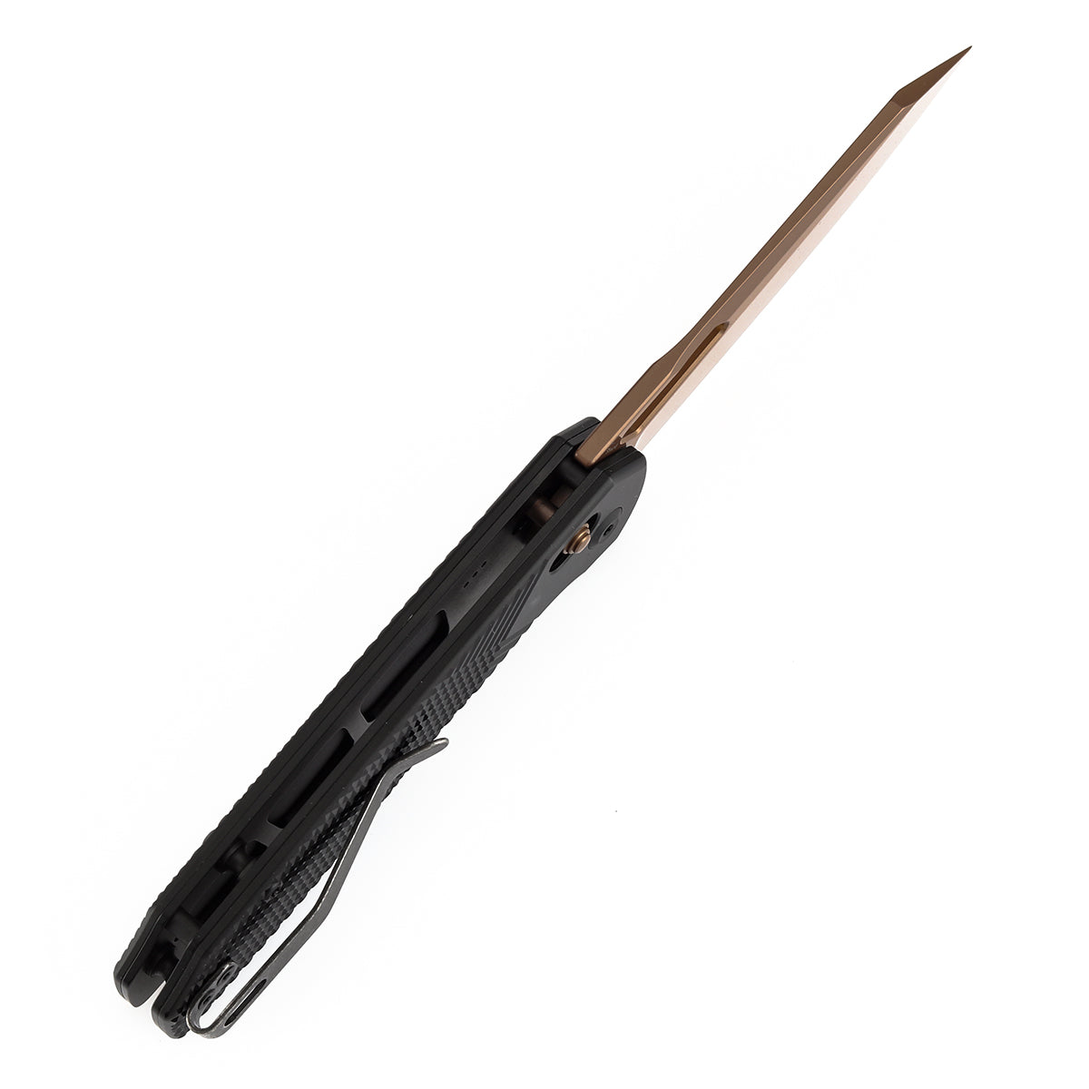 Tenable Shard T1006V10 black aluminum diamond texture handle scales
