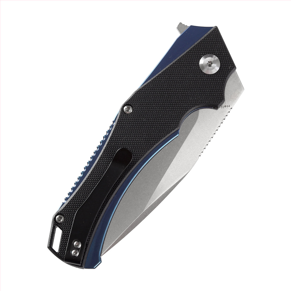 Kansept Hellx T1008A1 black G10 handle scales