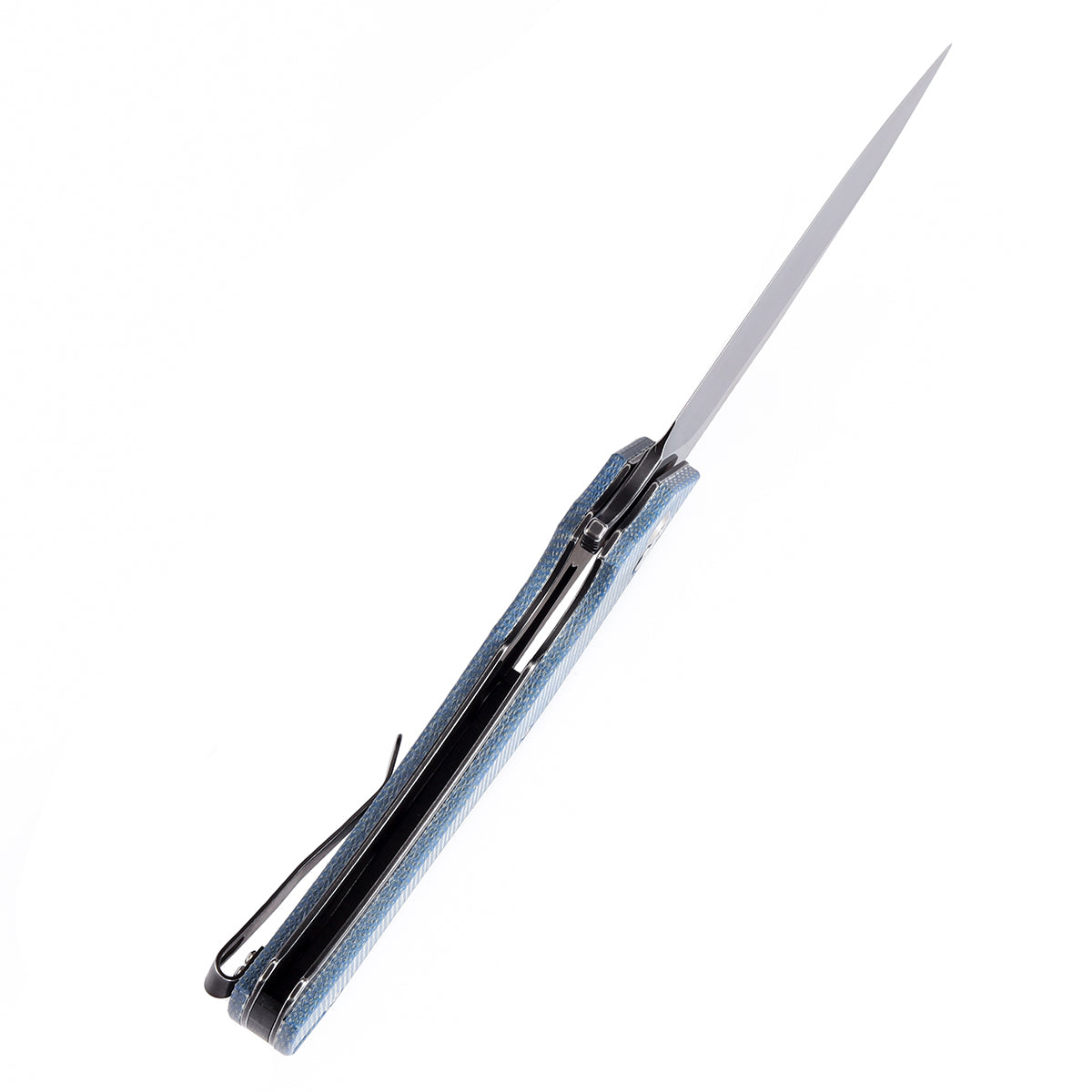 Kansept Hellx T1008F3 blade detail – black stonewashed D2 tanto