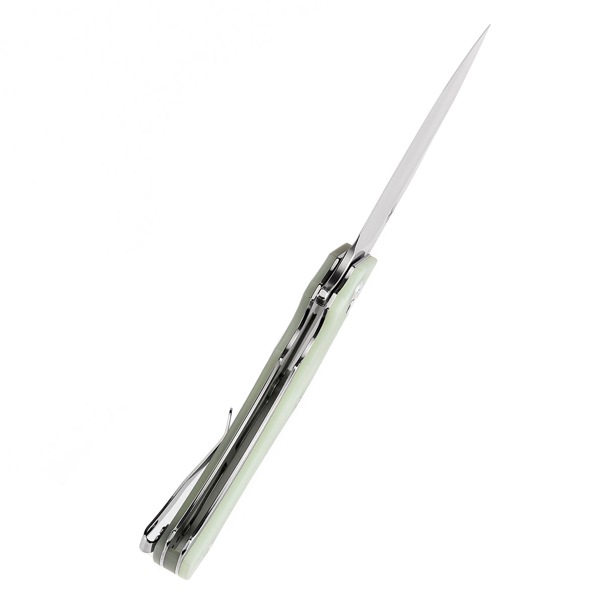 Kansept Hellx T1008F5 blade detail – black stonewashed D2 tanto