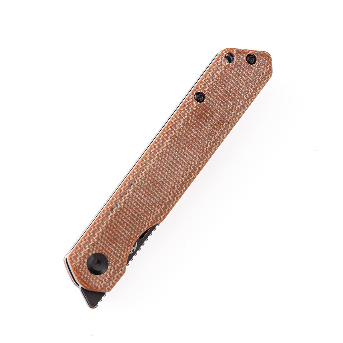 Kansept Prickle T1012A5 blade detail – Black TiCN-coated 154CM drop point