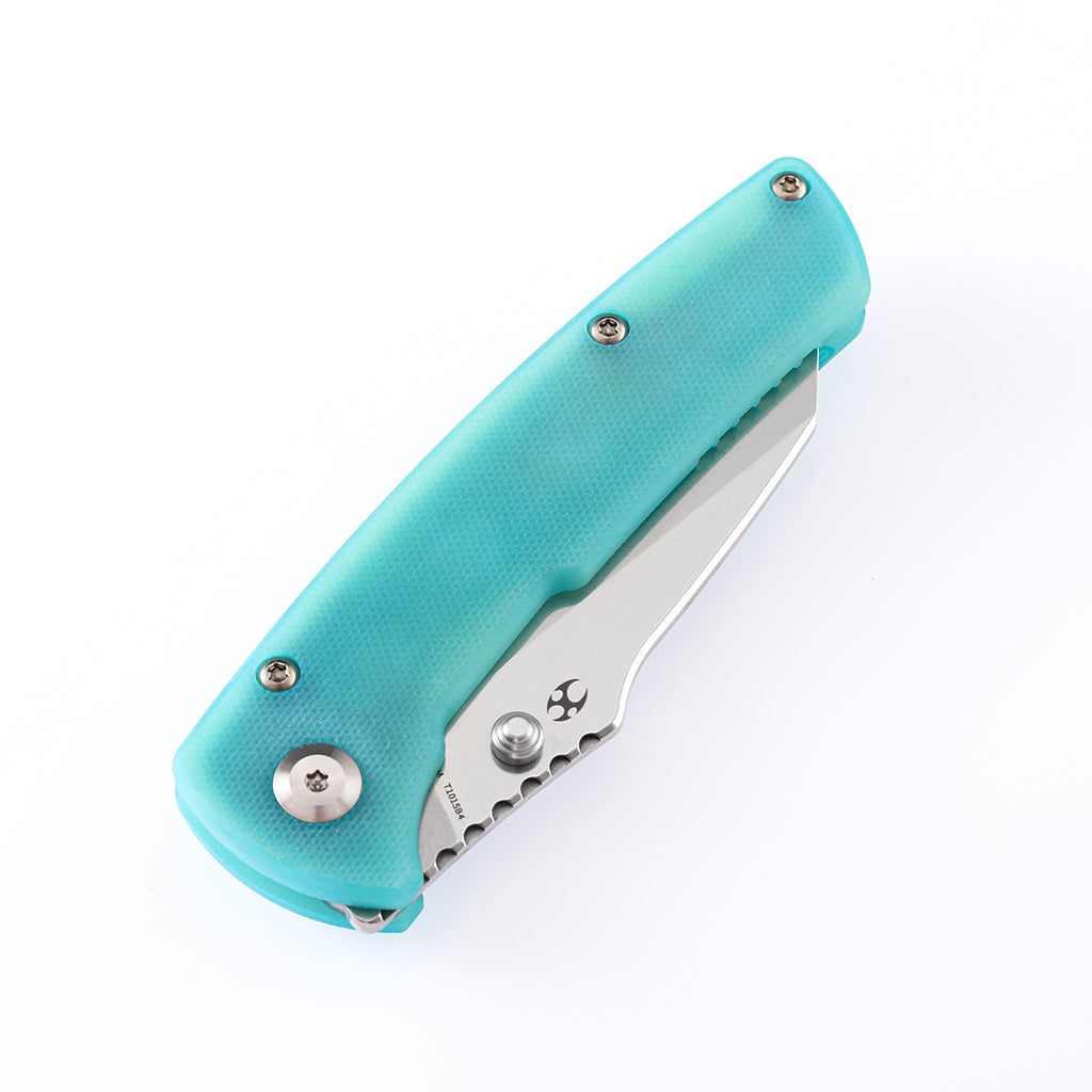 Kansept Main Street T1015B4 blue G10 handle scales