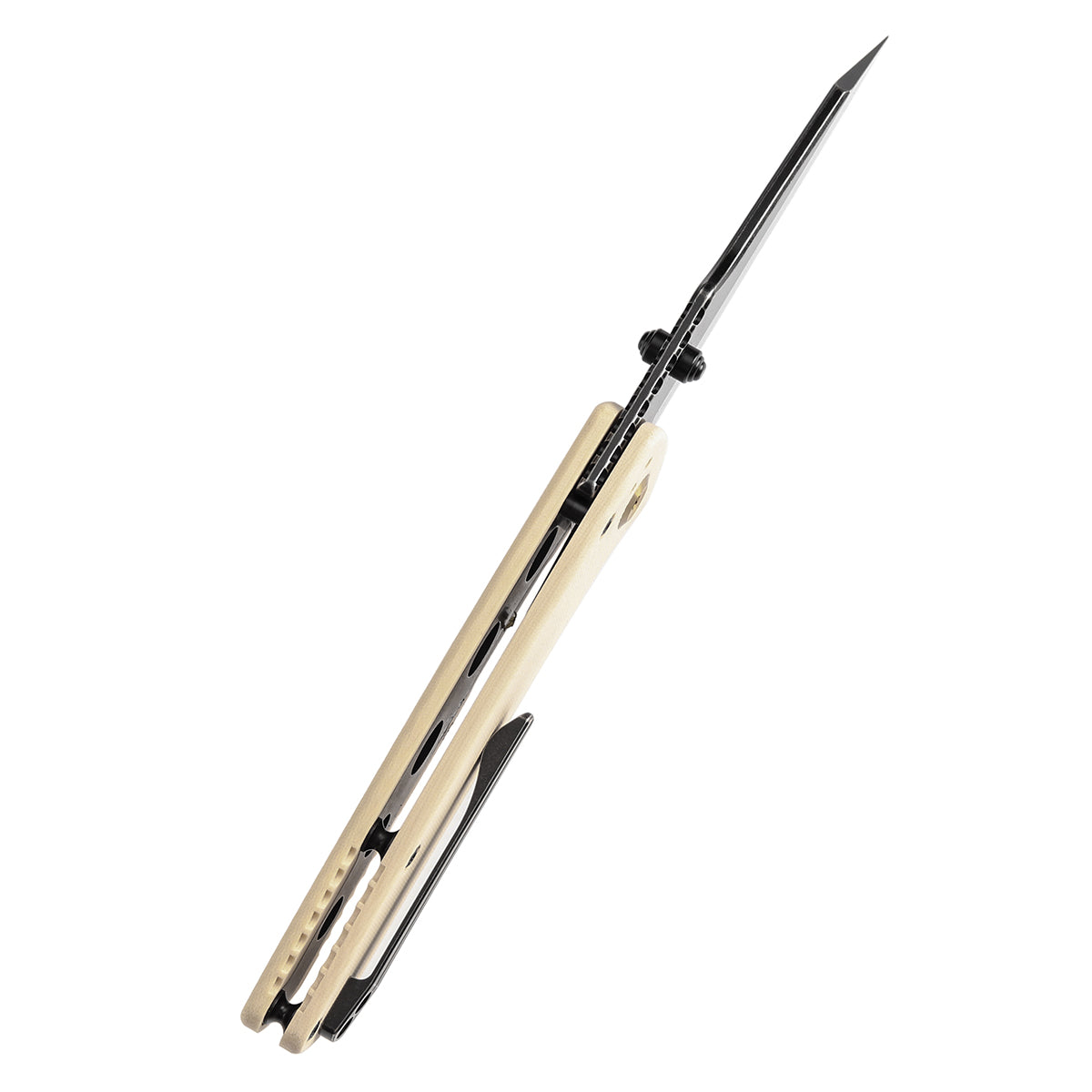 Kansept Main Street T1015E3 white G10 handle scales
