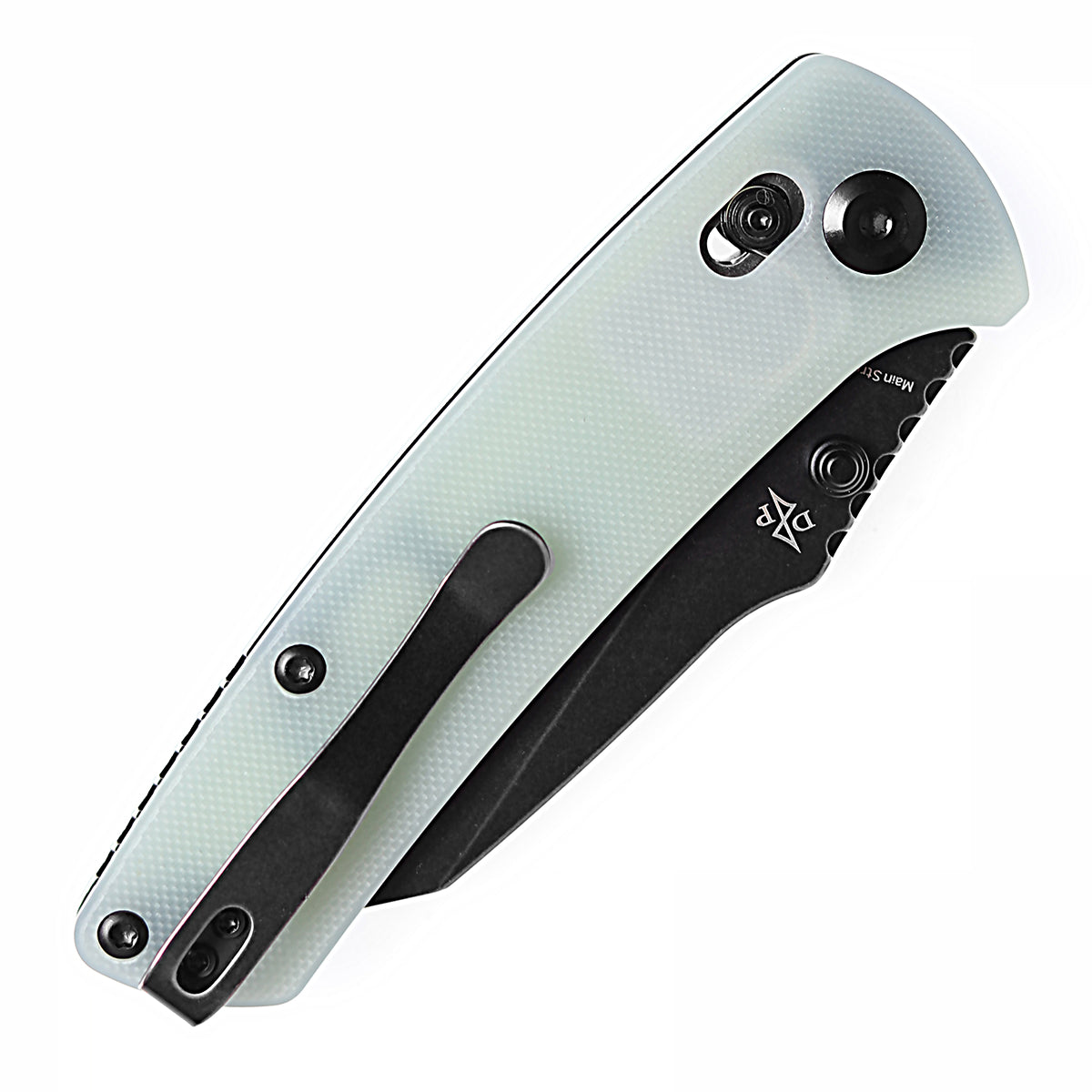 Kansept Main Street T1015V7 jade G10 handle scales