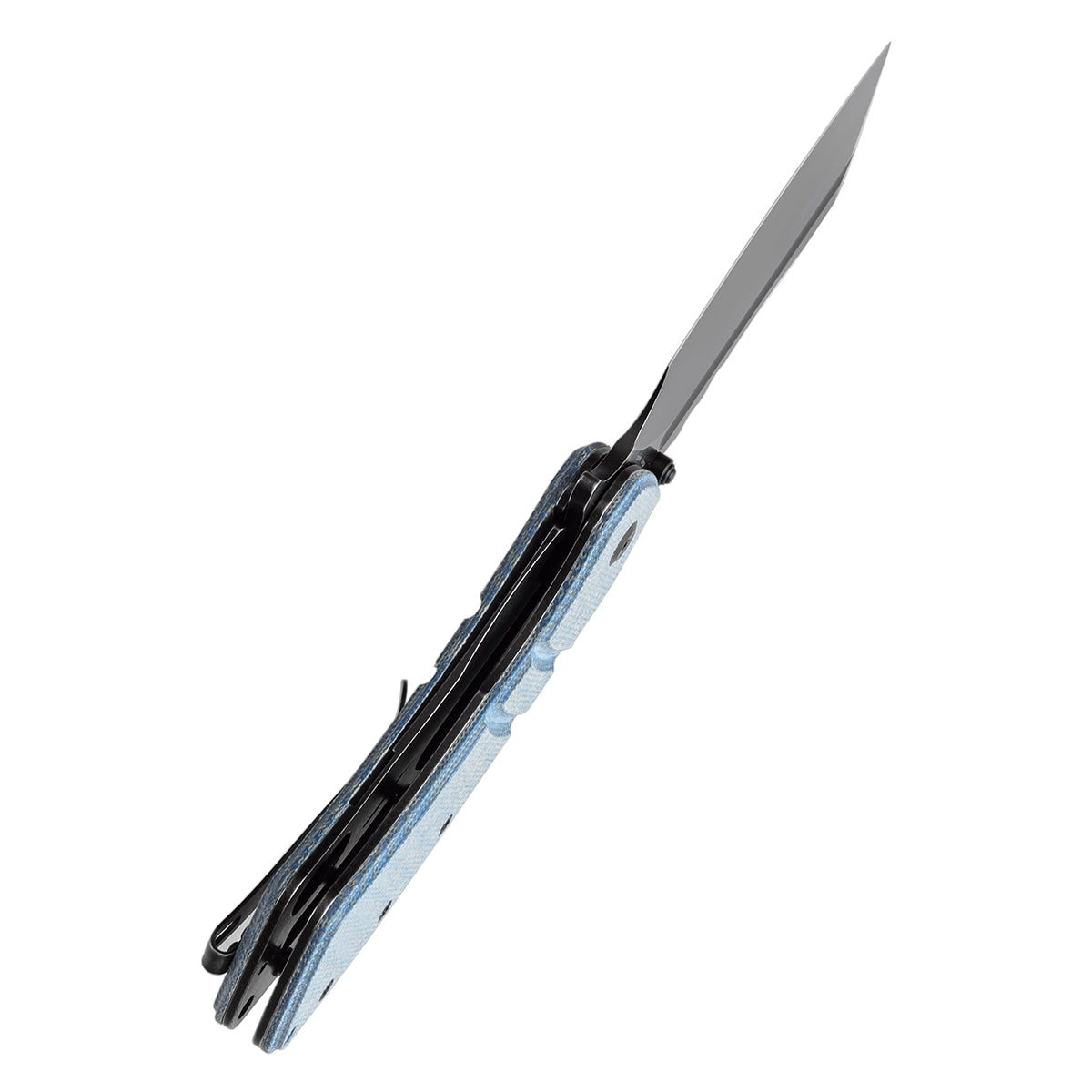 Kansept XL Korvid T1030A8 blade detail – blackwash 154CM cleaver