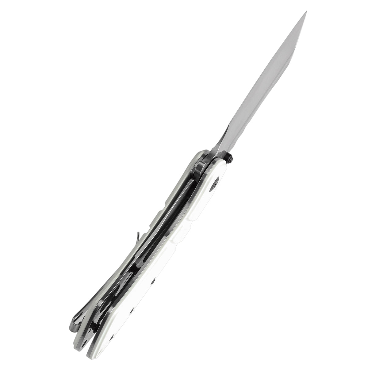 Kansept XL Korvid T1030A9 blade detail – stonewashed 154CM cleaver