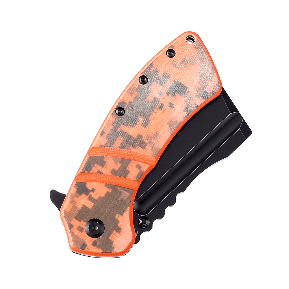 Kansept XL Korvid T1030B3 blade detail – black stonewashed 154CM cleaver