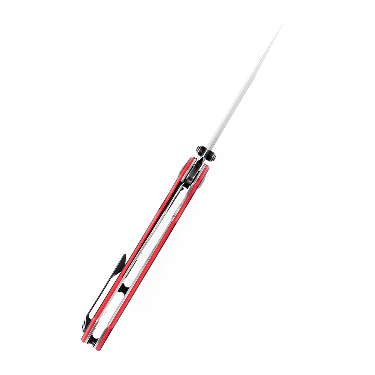 Kansept Pretatout T1032A1 blade detail – black TiCn 154CM clip point