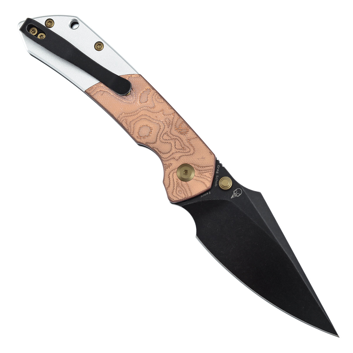 Tenable Fenrir T1034B2 open position showing 154CM harpoon blade