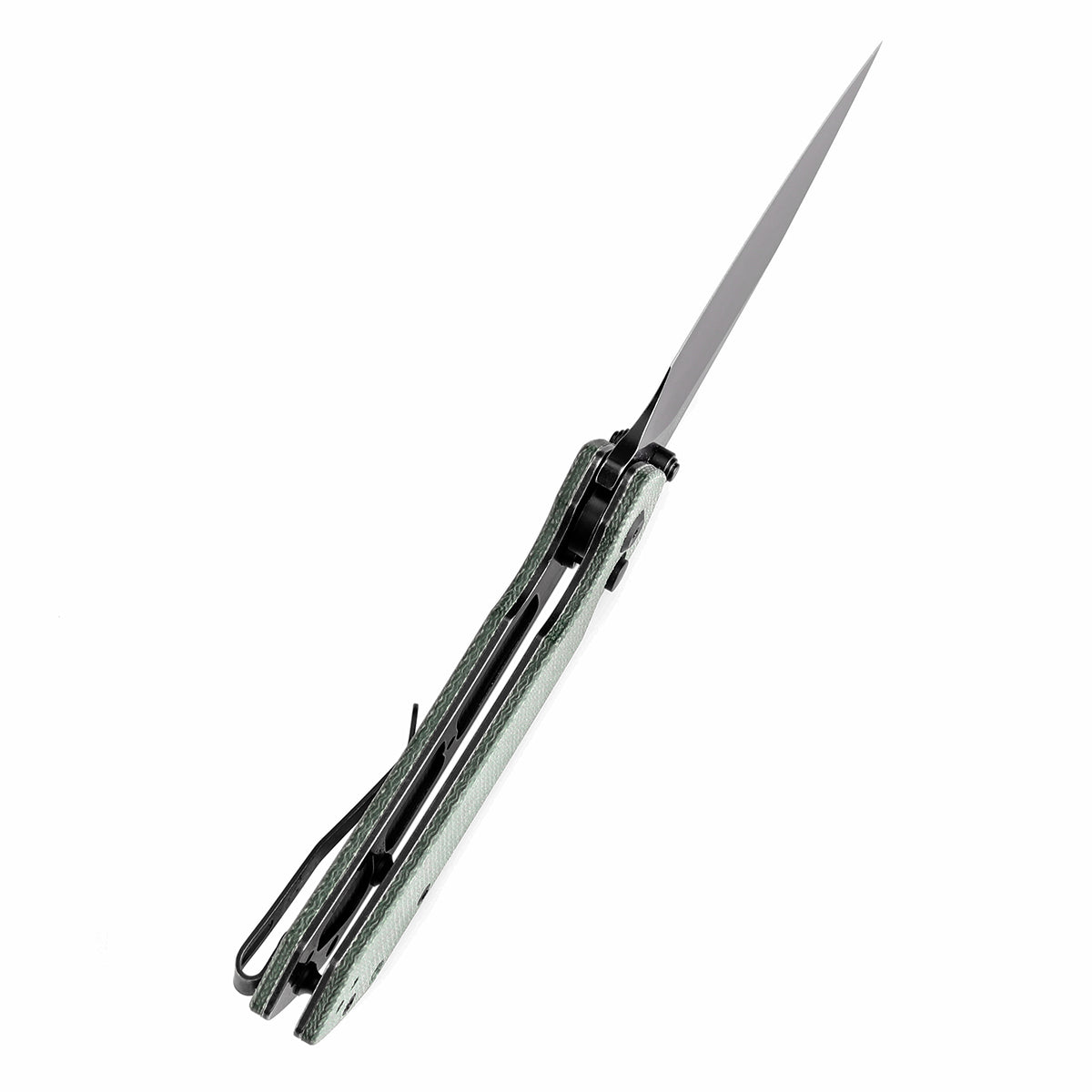 Tenable Fenrir T1034F5 blade detail – blackwash 14C28N harpoon
