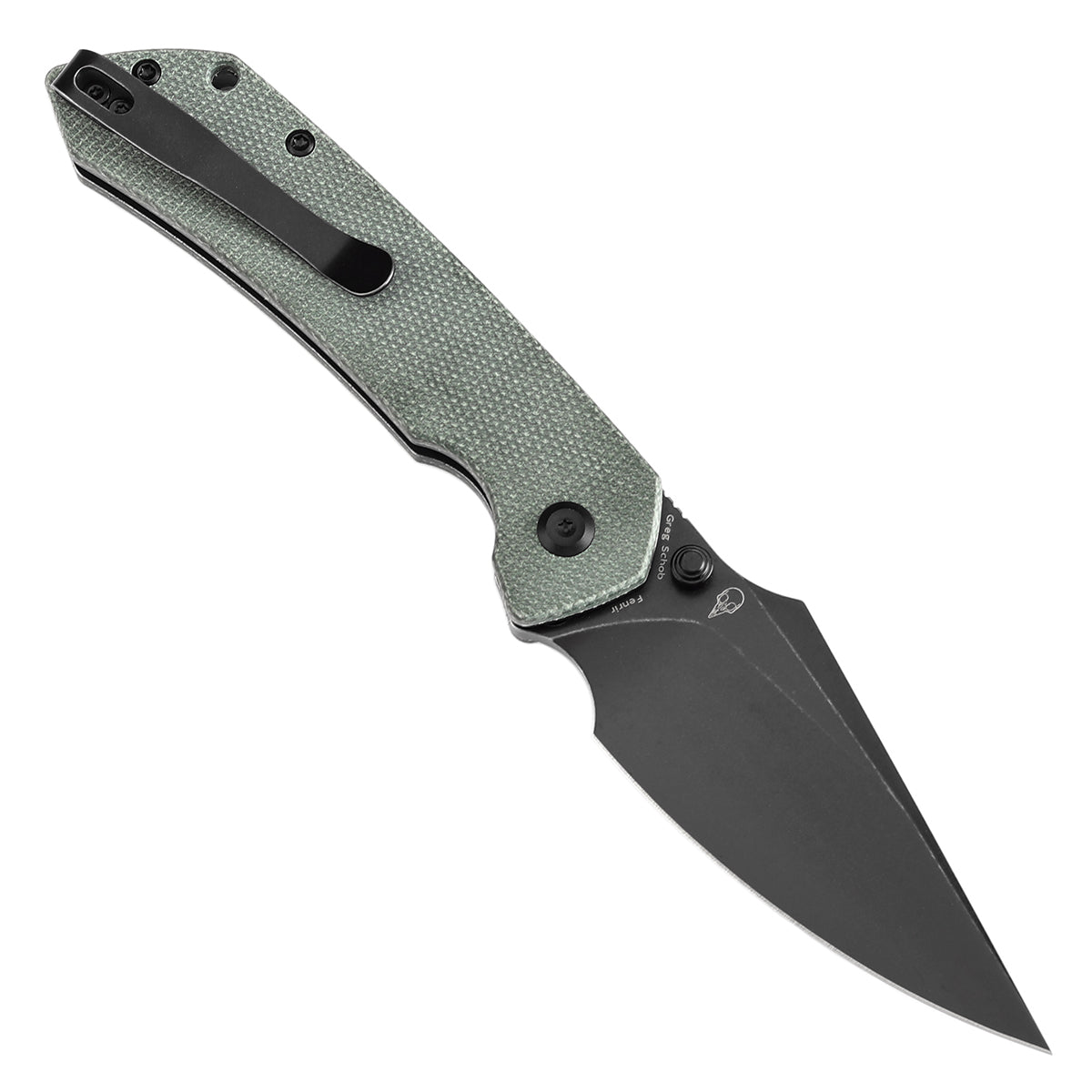 Tenable Fenrir T1034F5 open position showing 14C28N harpoon blade