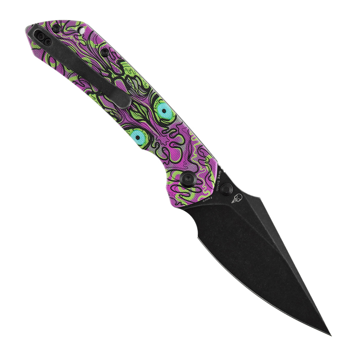 Tenable Fenrir T1034F7 open position showing 14C28N harpoon blade