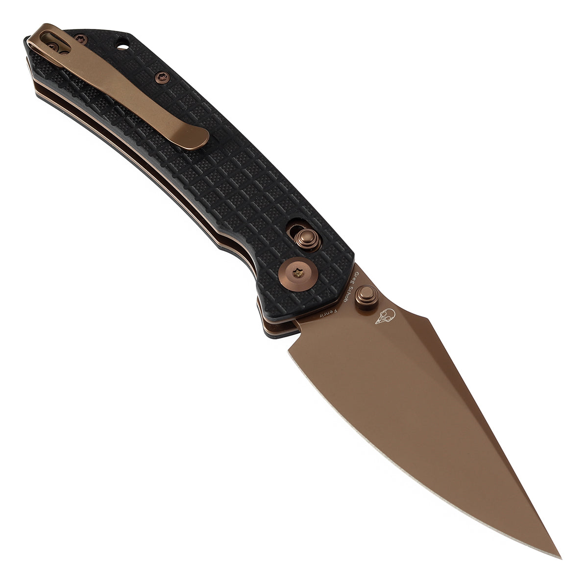 Tenable Fenrir T1034V8 open position showing Nitro-V harpoon blade
