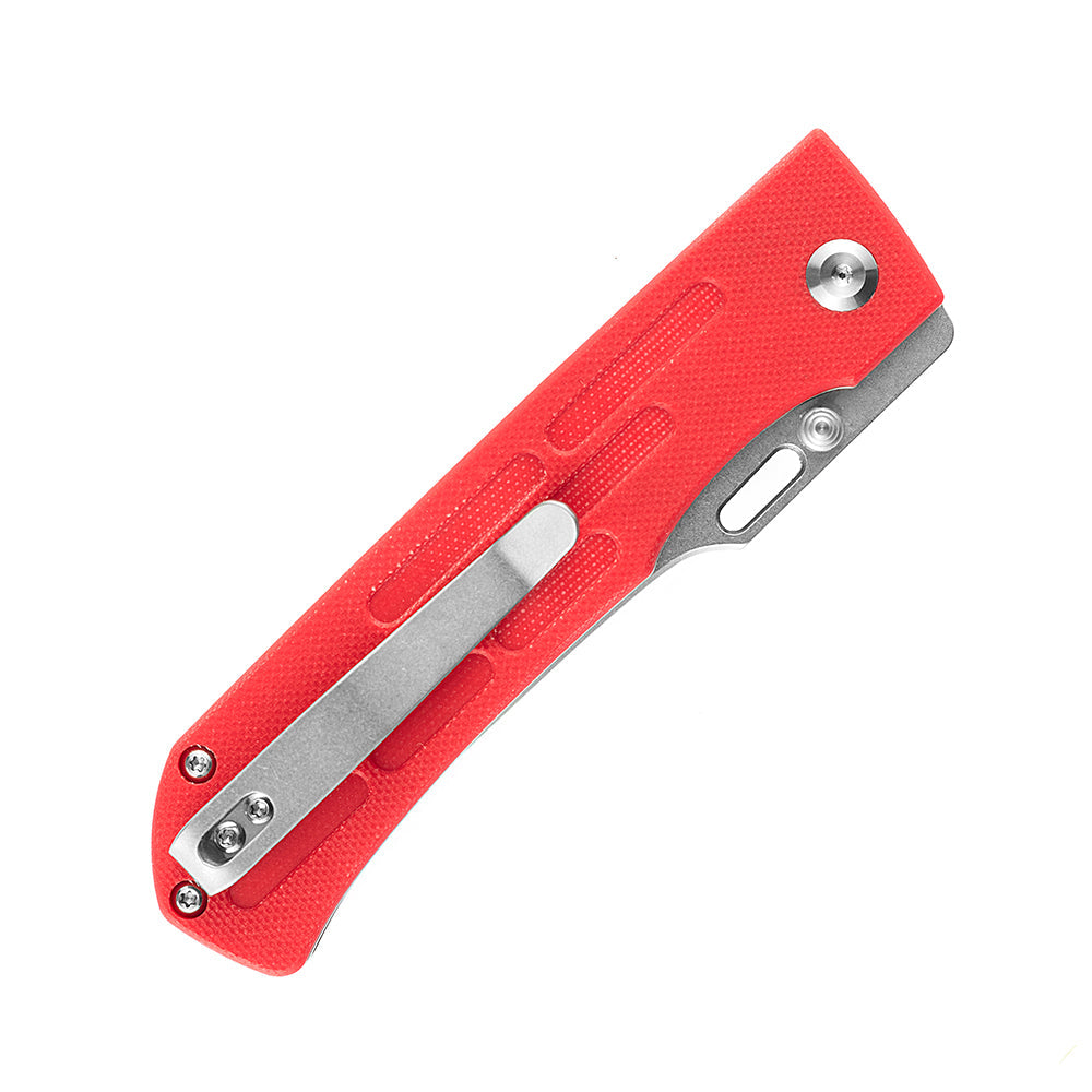 Kansept Reedus T1041A2 red G10 handle scales